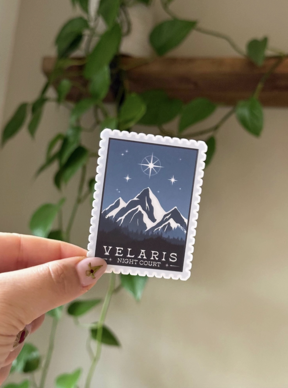 Velaris ACOTAR Blue Stamp Sticker