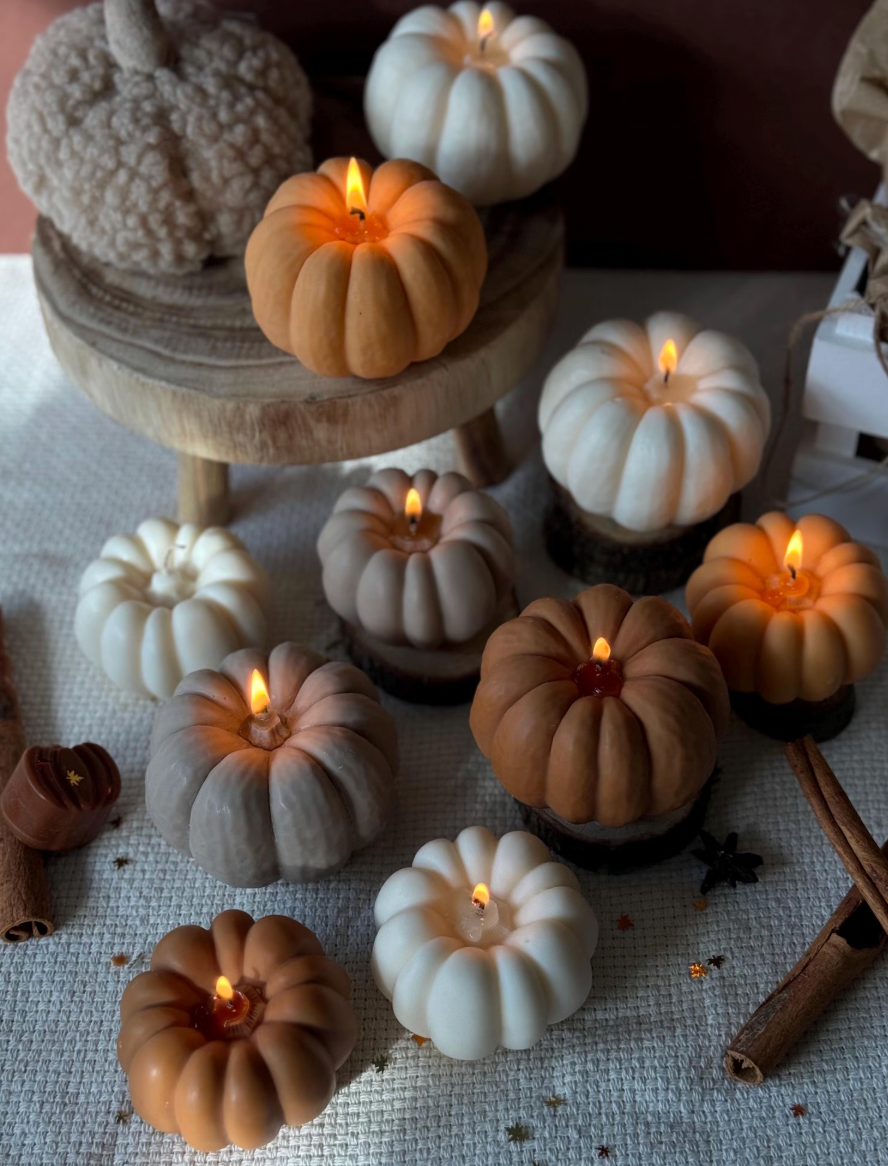Cream Pumpkin Soy Wax Candle