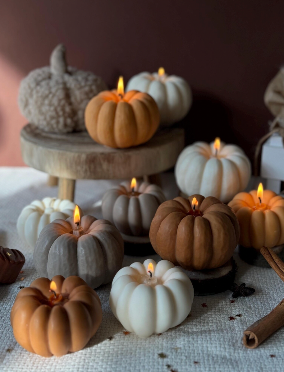 Cream Pumpkin Soy Wax Candle