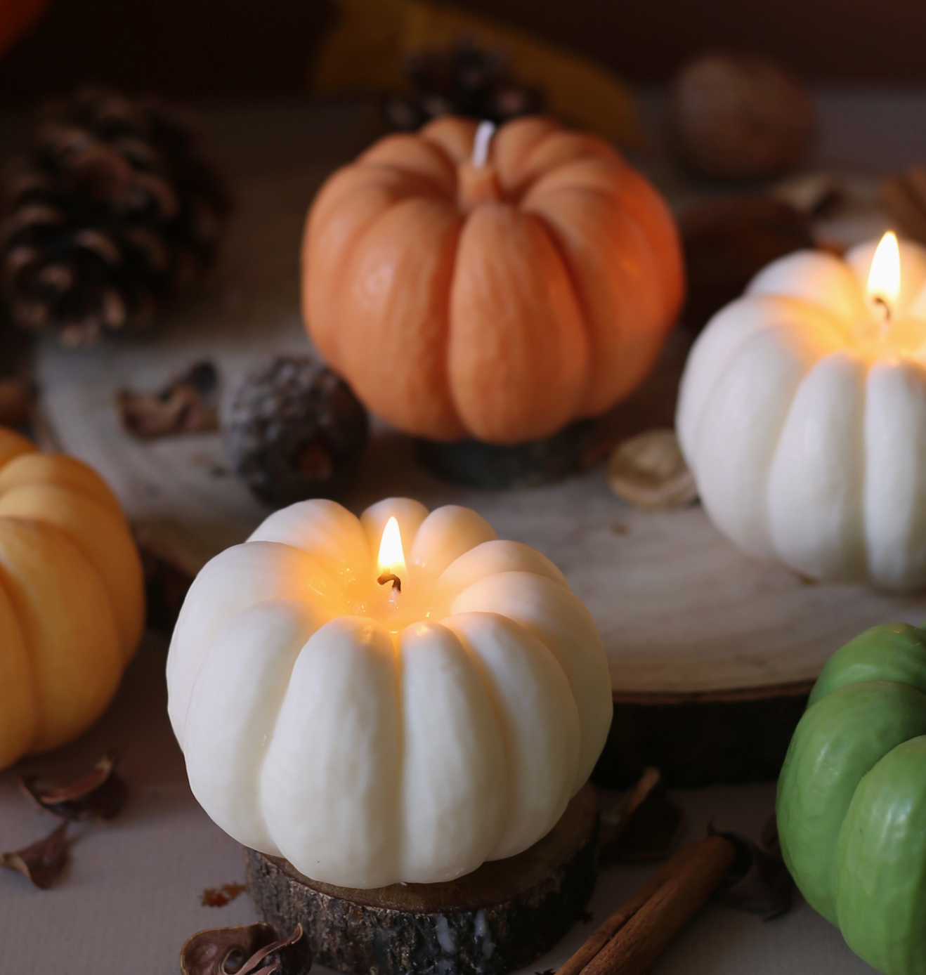 Cream Pumpkin Soy Wax Candle