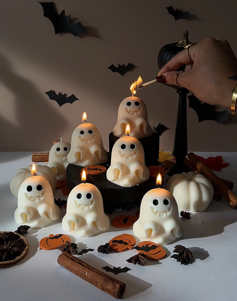 Cheeky Soy Wax Ghost Candle
