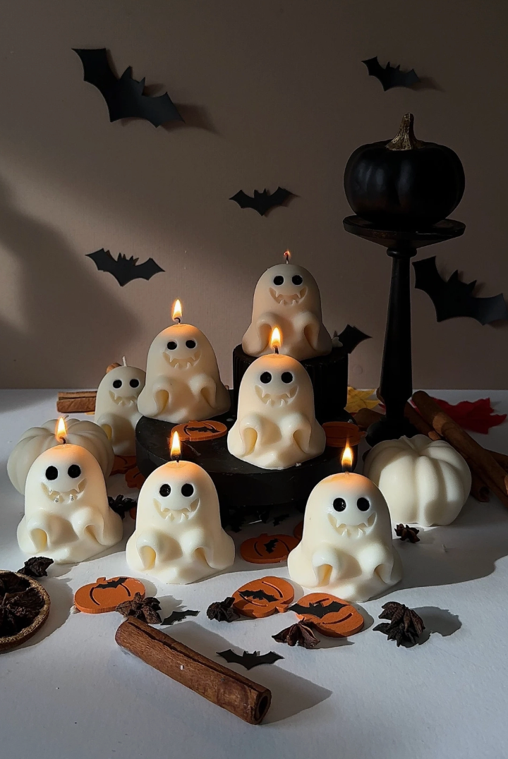 Cheeky Soy Wax Ghost Candle