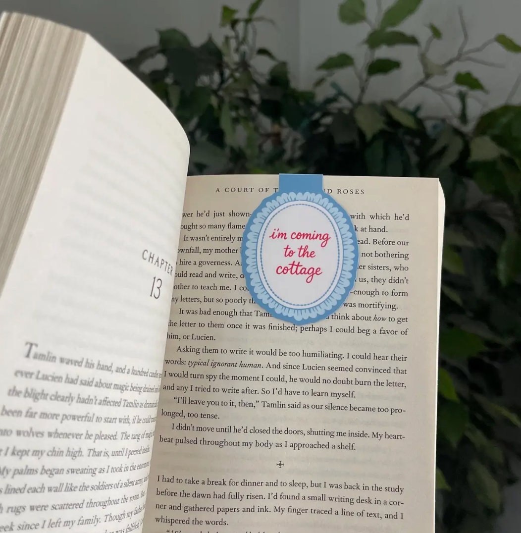 'I'm Coming To The Cottage' Heated Rivalry Magnetic Bookmark