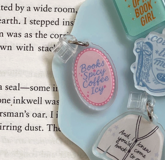Books Spicy Coffee Icy Kindle Charm Dust Plug