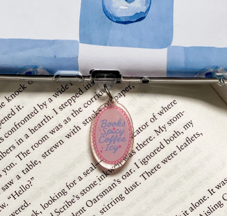 Books Spicy Coffee Icy Kindle Charm Dust Plug