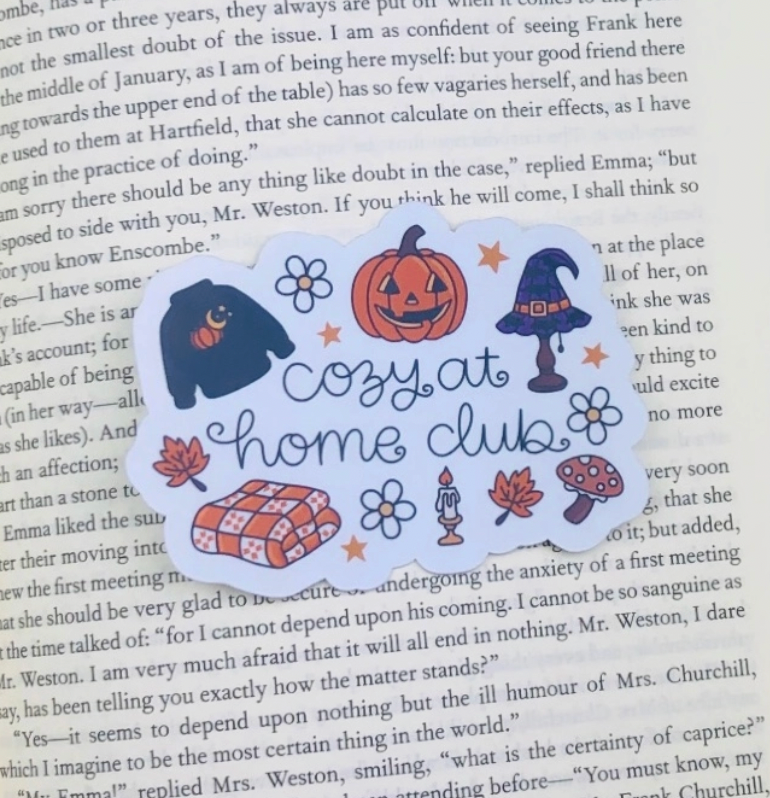Cosy At Home Sticker