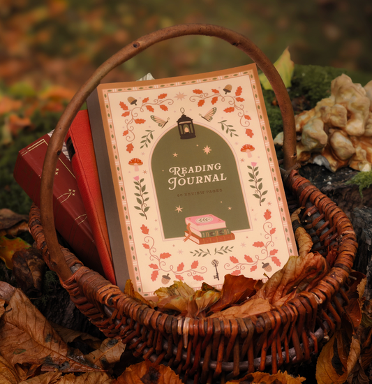 Cosy Season Autumn Reading Journal - 50 Page Book Review Notebook