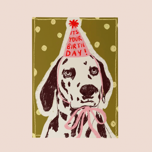 It's Your Birthday! Dalmatian Dog Birthday Card