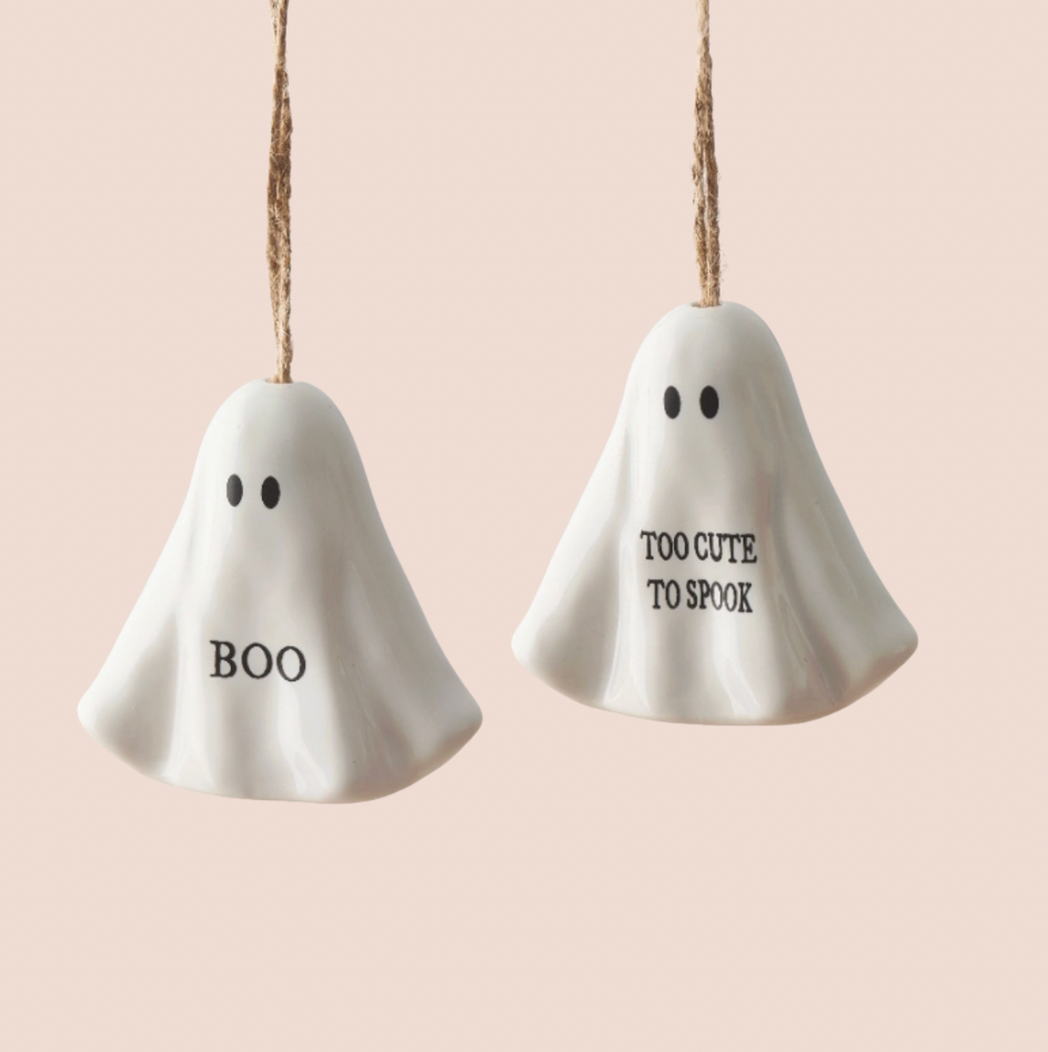 Ceramic Ghost Hanging Decoration