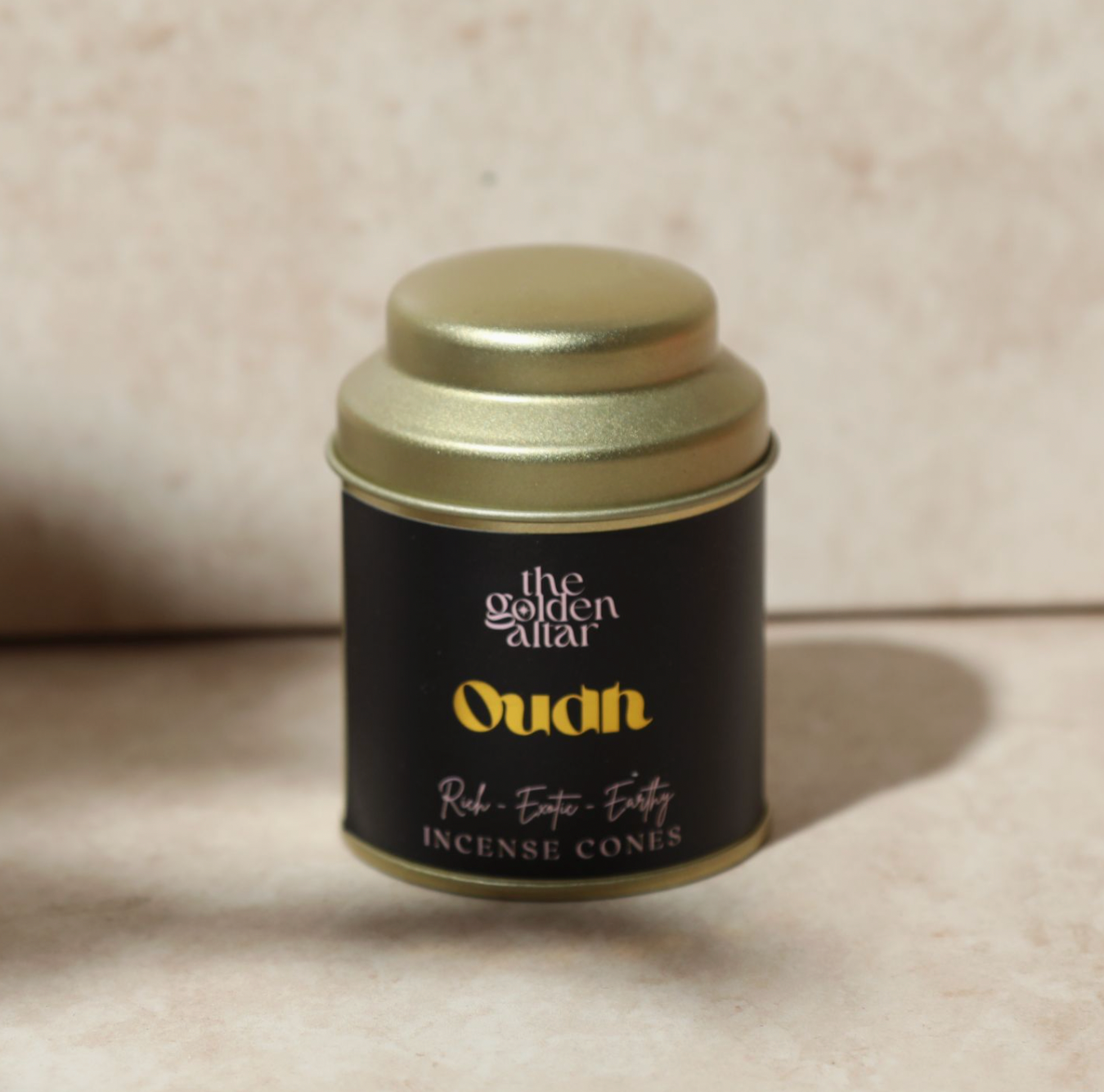 Incense Cone Tin - Oudh