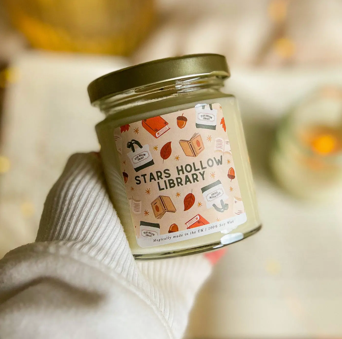 'Stars Hollow Library' Gilmore Girls Candle