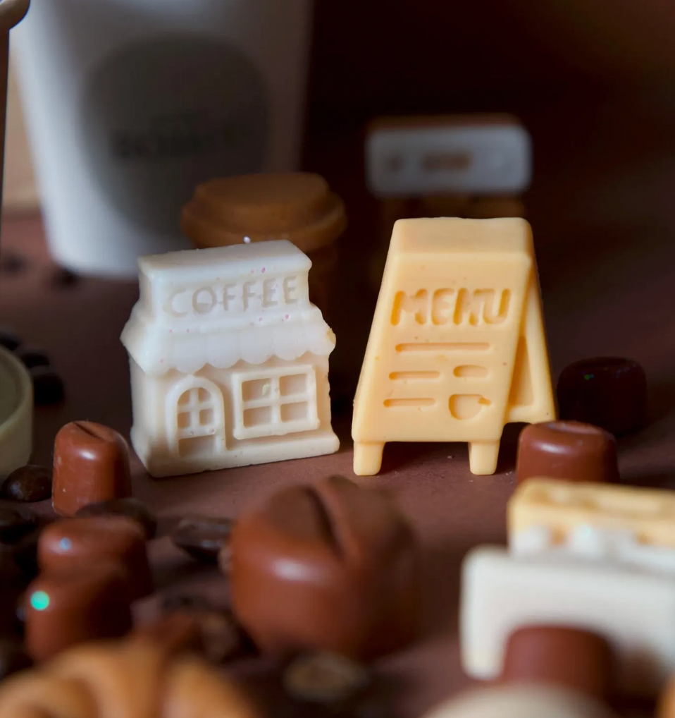 'Coffee Shop Corner' - Handmade Wax Melts Box