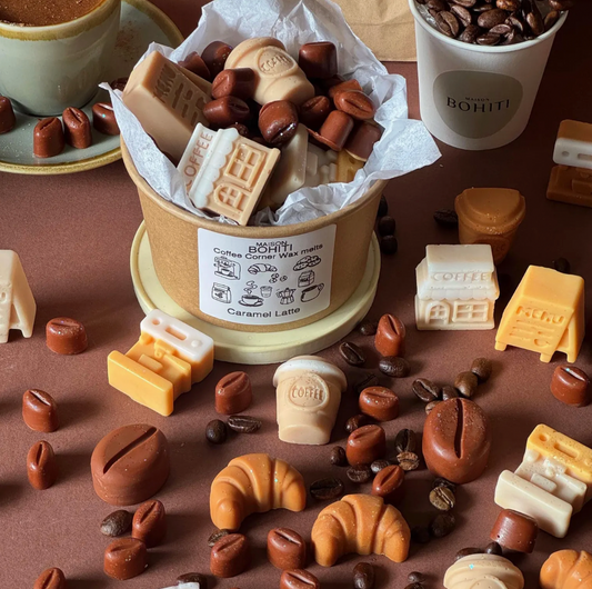 'Coffee Shop Corner' - Handmade Wax Melts Box