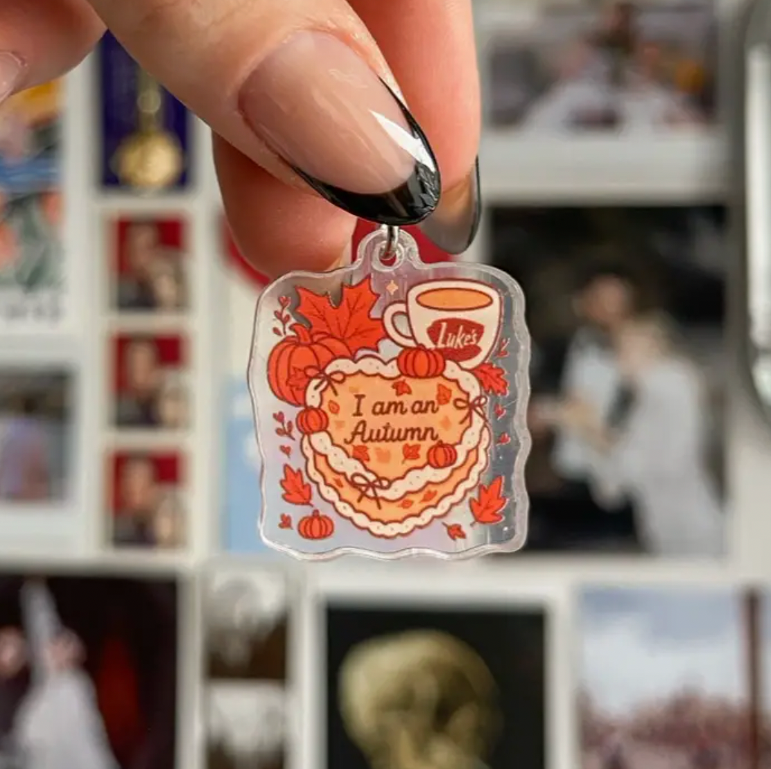 'I Am An Autumn' Gilmore Girls Dust Plug | Phone |Tablet | Kindle Charm