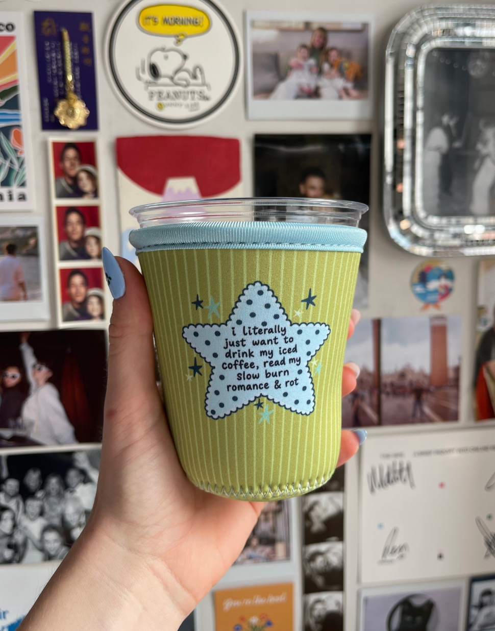 Whimsy Romance Rot Bookish Coffee Cosie Drinks Sleeve