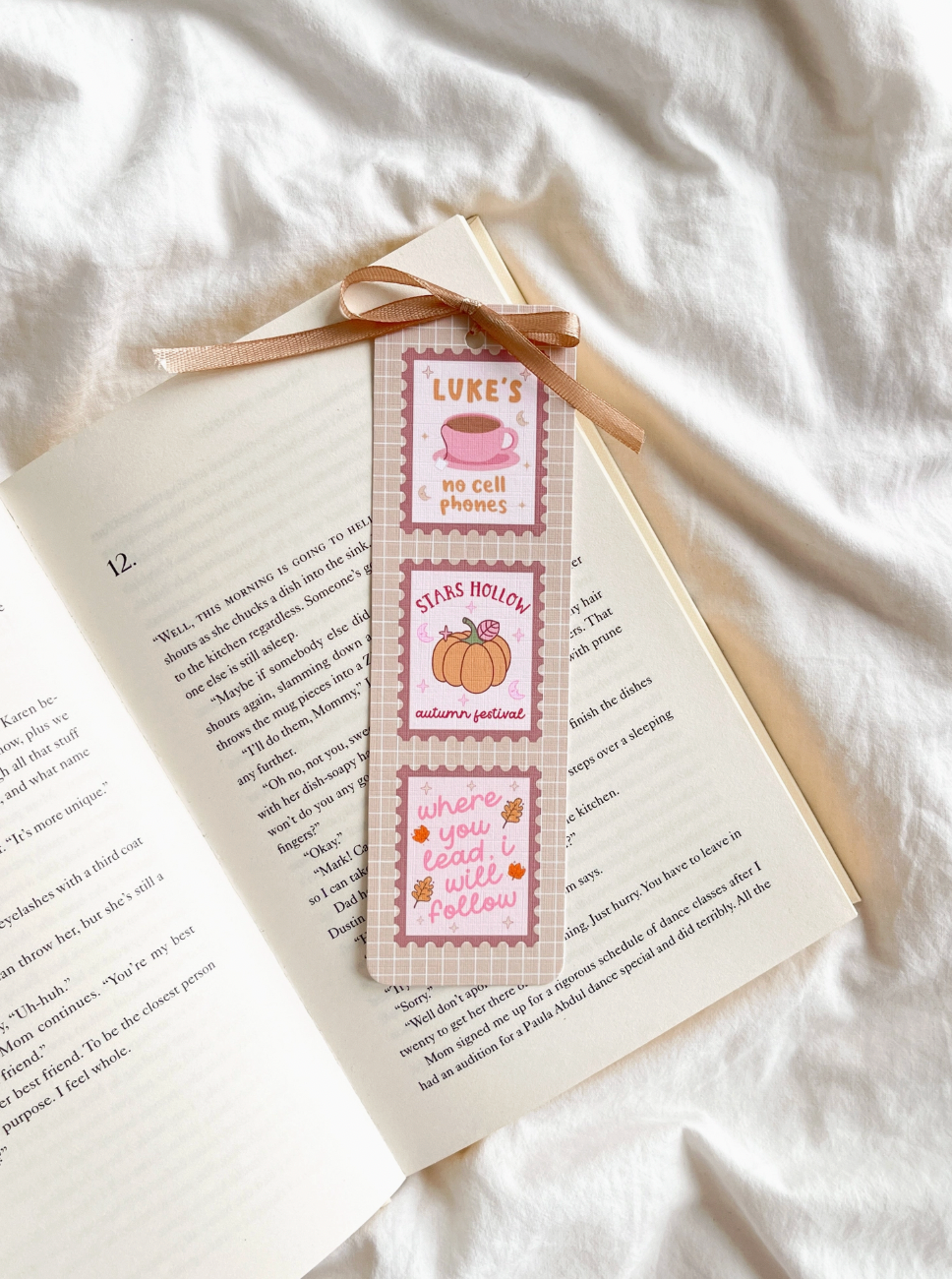 Star's Hollow Cosy Autumn Gilmore Girls Ribbon Bookmark