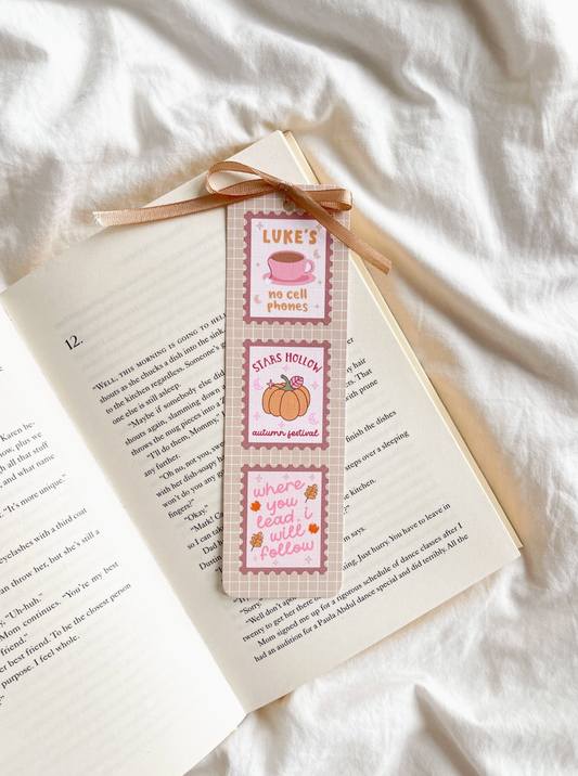Star's Hollow Cosy Autumn Gilmore Girls Ribbon Bookmark