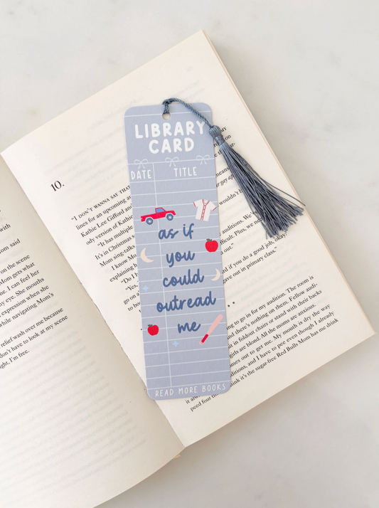 Twilight 'As If You Could Outread Me' Tassel Bookmark