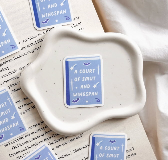 'A Court of Smut and Wingspan' ACOTAR Bookish Sticker
