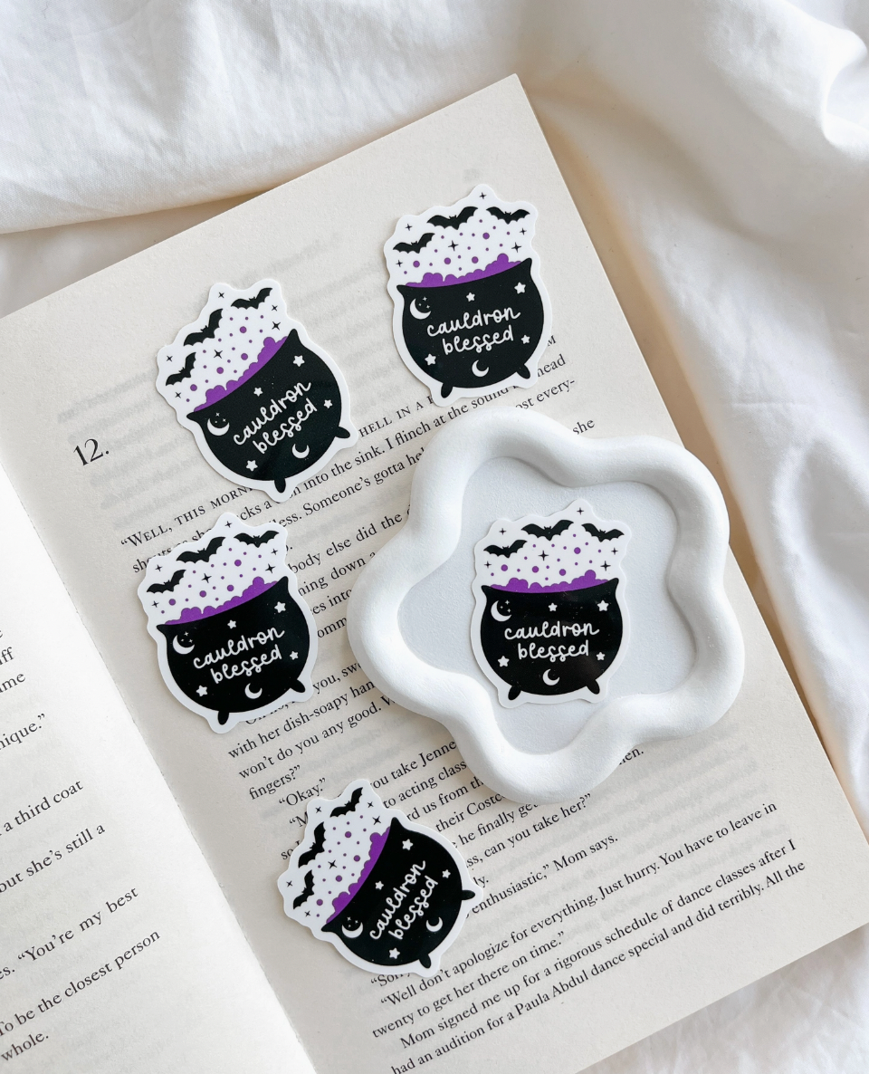 'Cauldron Blessed' ACOTAR Bookish Sticker