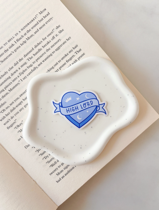 'High Lord' ACOTAR Heart Bookish Sticker