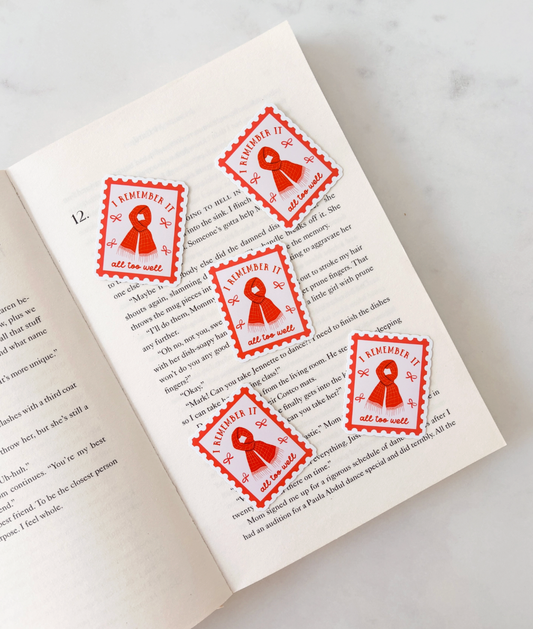 All Too Well Taylor Swift Red Sticker