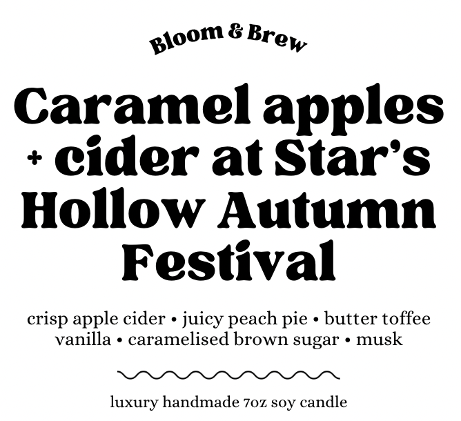 Stars Hollow Autumn Festival Candle