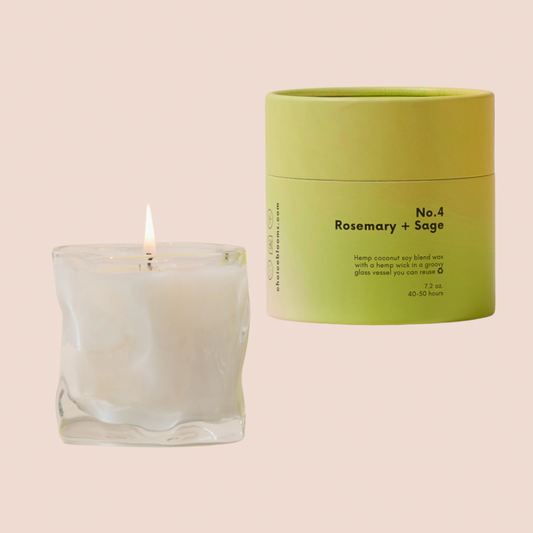 No. 4 Rosemary + Sage Candle by Choice Blooms