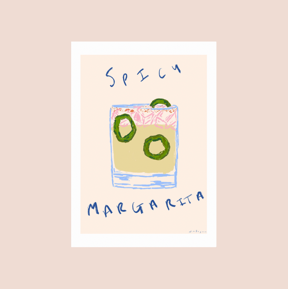 Spicy Margarita A4 Print