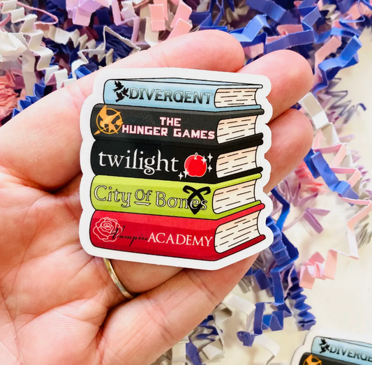 Fantasy Book Stack Sticker