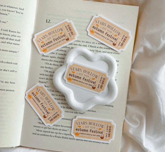 Autumn Festival Ticket Gilmore Girls Sticker
