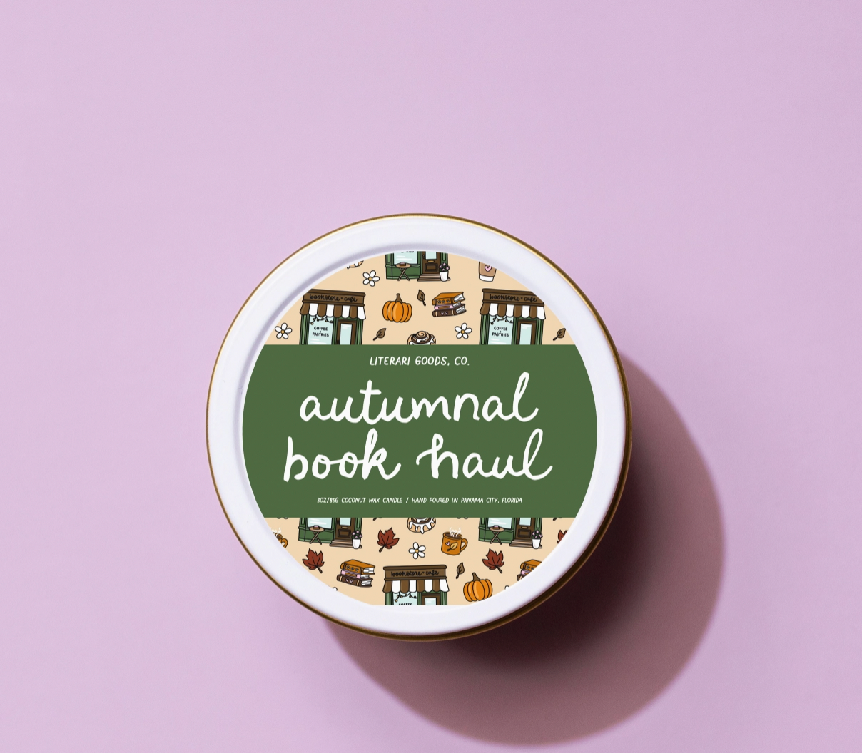 Autumnal Book Haul 4oz Candle