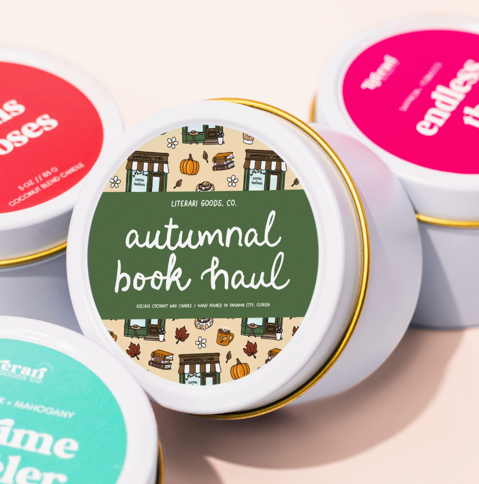 Autumnal Book Haul 4oz Candle