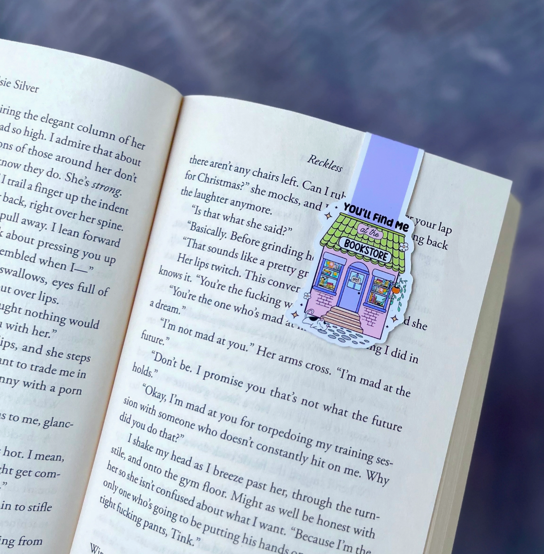 Find Me At Bookstore Magnetic Bookmark