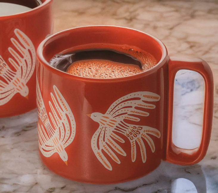 Terracotta Doves Mug