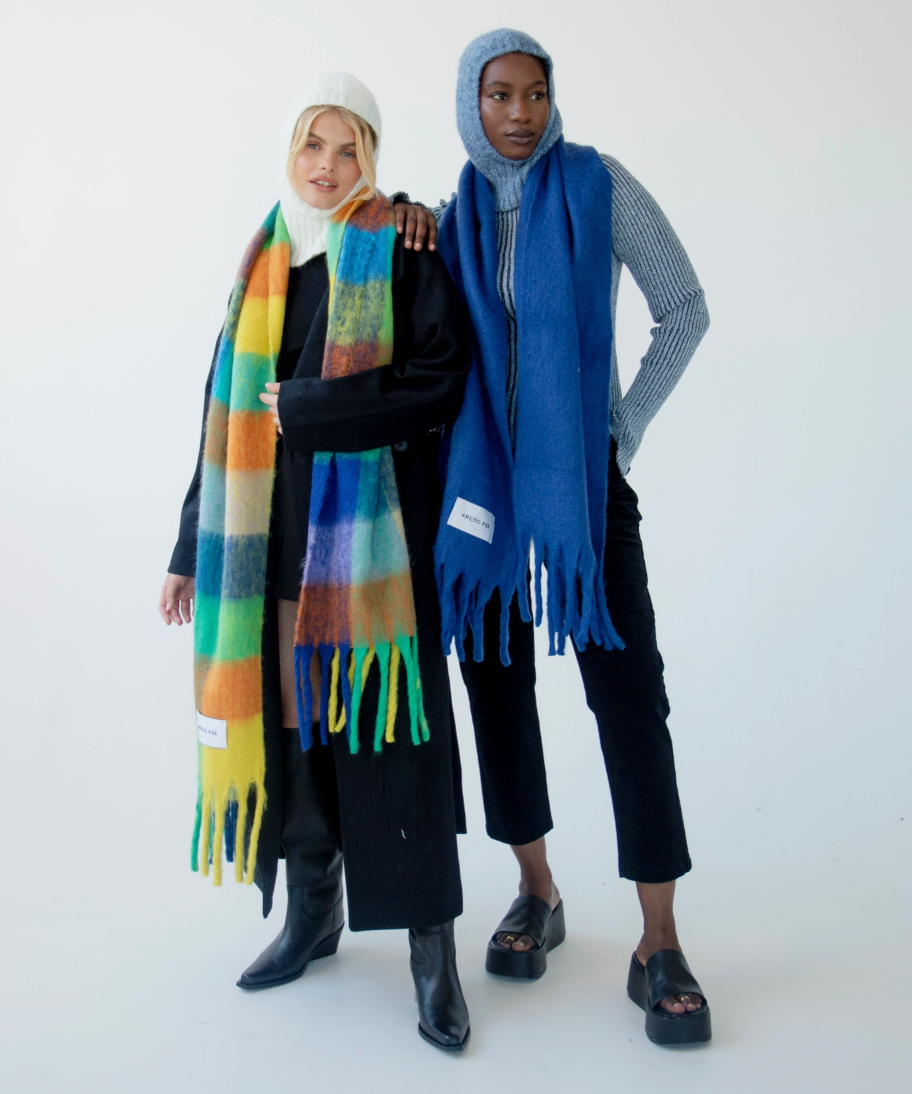 The Reykjavik Scarf - Nordic Skies