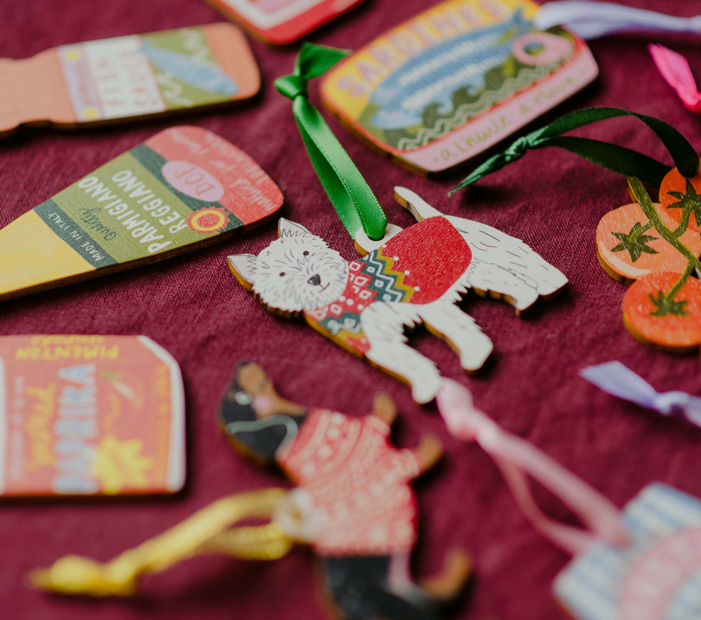 Westie Dog - Wooden Tree Decoration