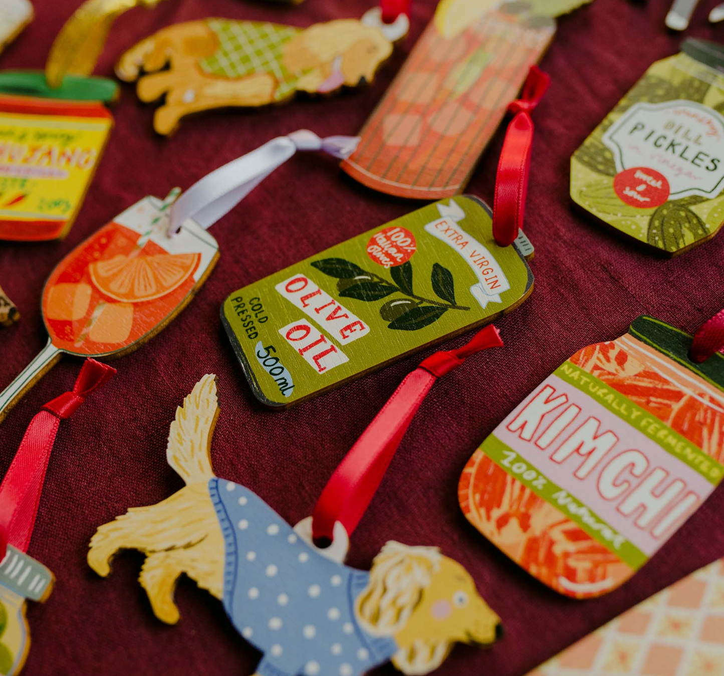 Kimchi Jar - Wooden Tree Decoration