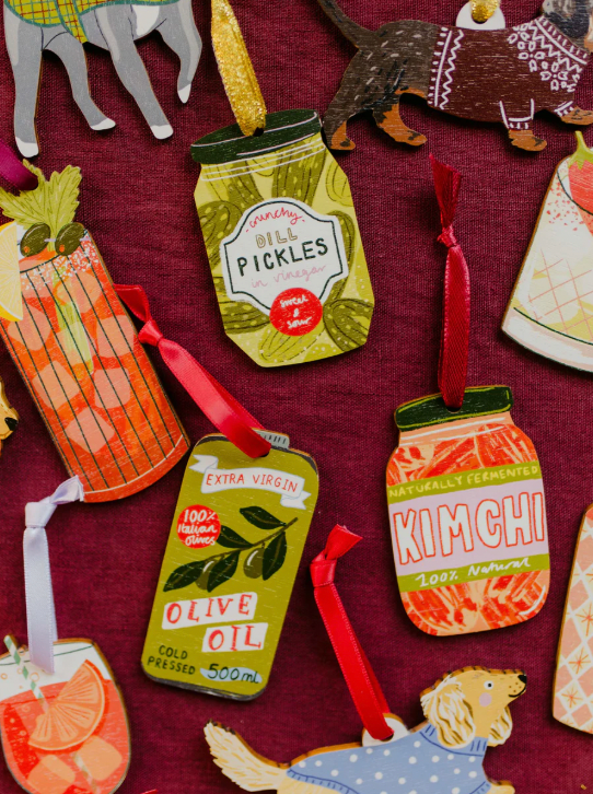 Olive Oil - Wooden Tree Decoration