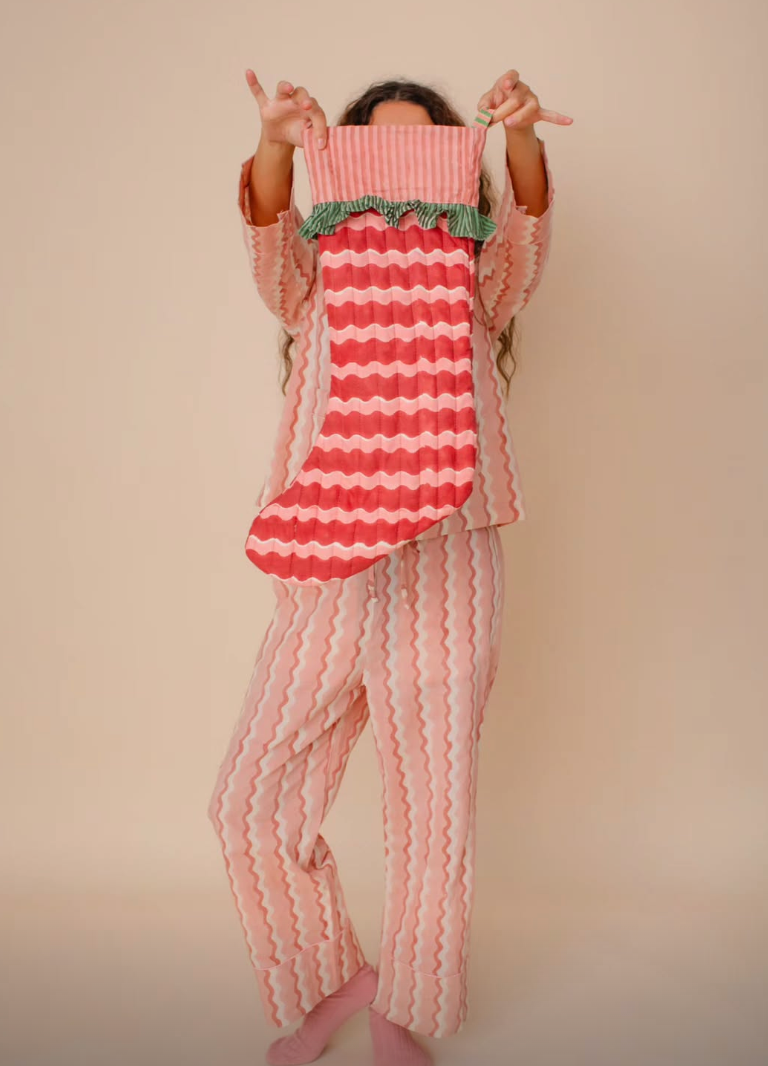 Organic Cotton Stocking in Red Wiggle