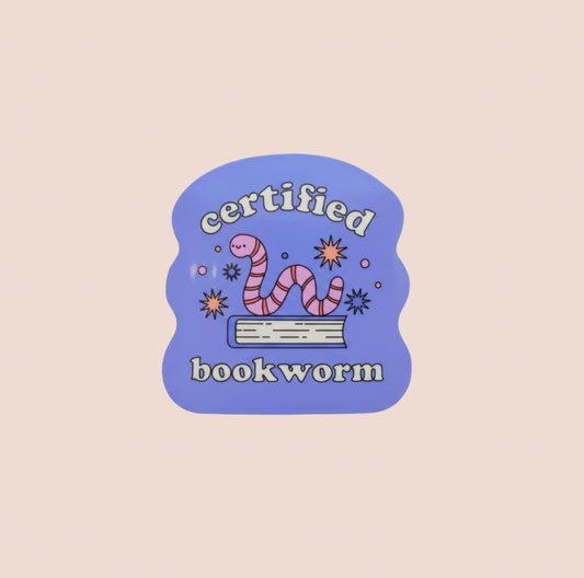 Certified Bookworm Sticker