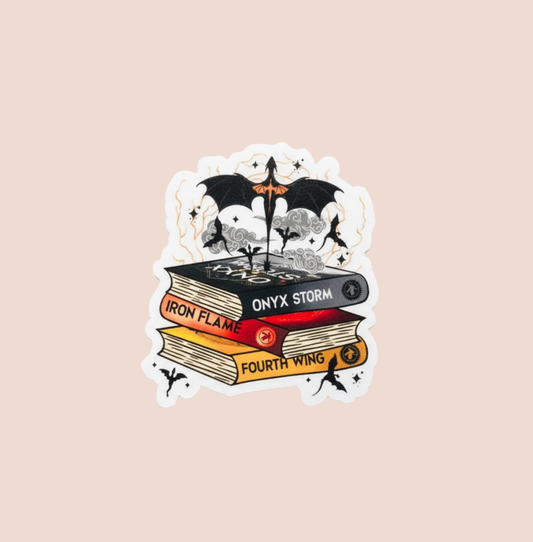 Onyx Storm Fourth Wing Bookish Sticker