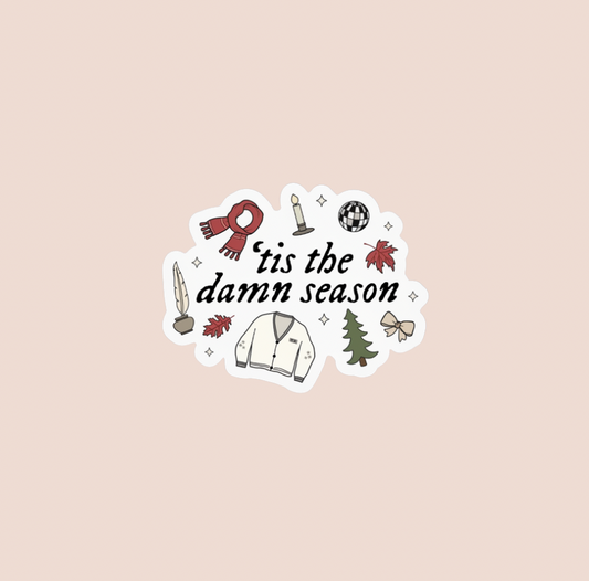 'Tis The Damn Season Taylor Swift Sticker