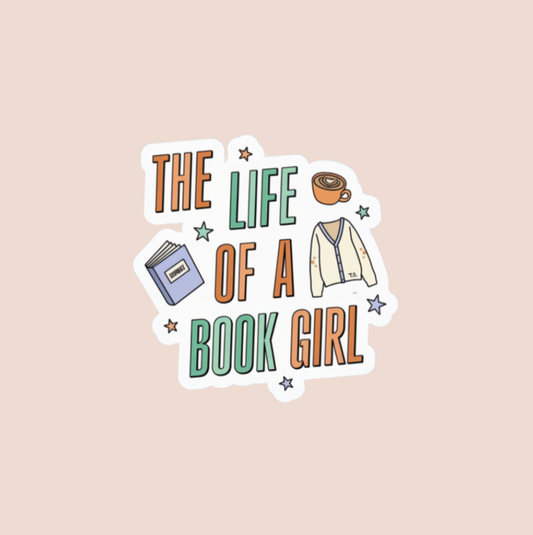 The Life Of A Book Girl Taylor Swift Bookish Sticker