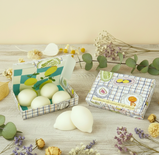 Spring Lemons Wax Melt Box - Limeleaf & Ginger