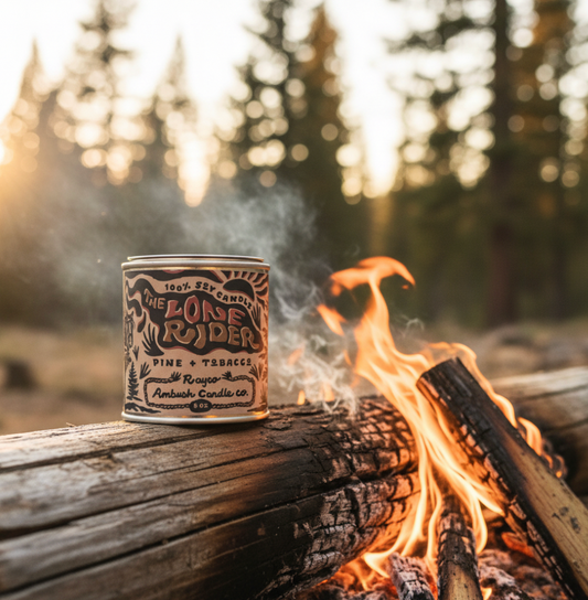 'Lone Rider' Tobacco & Pine Tin Candle