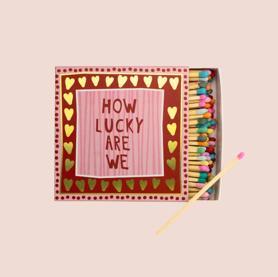 How Lucky Are We - Luxury Match Box