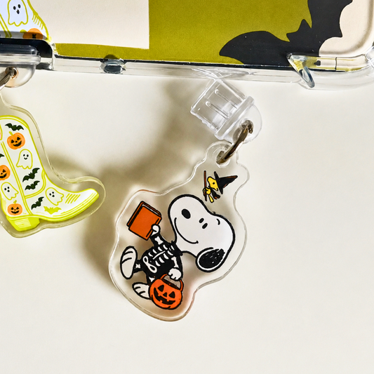 Halloween Skeleton Snoopy Kindle Charm Dust Plug