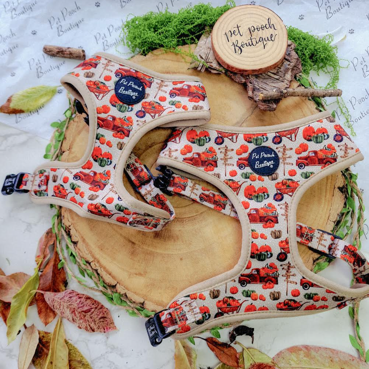 Autumnal Dog Harness - Large