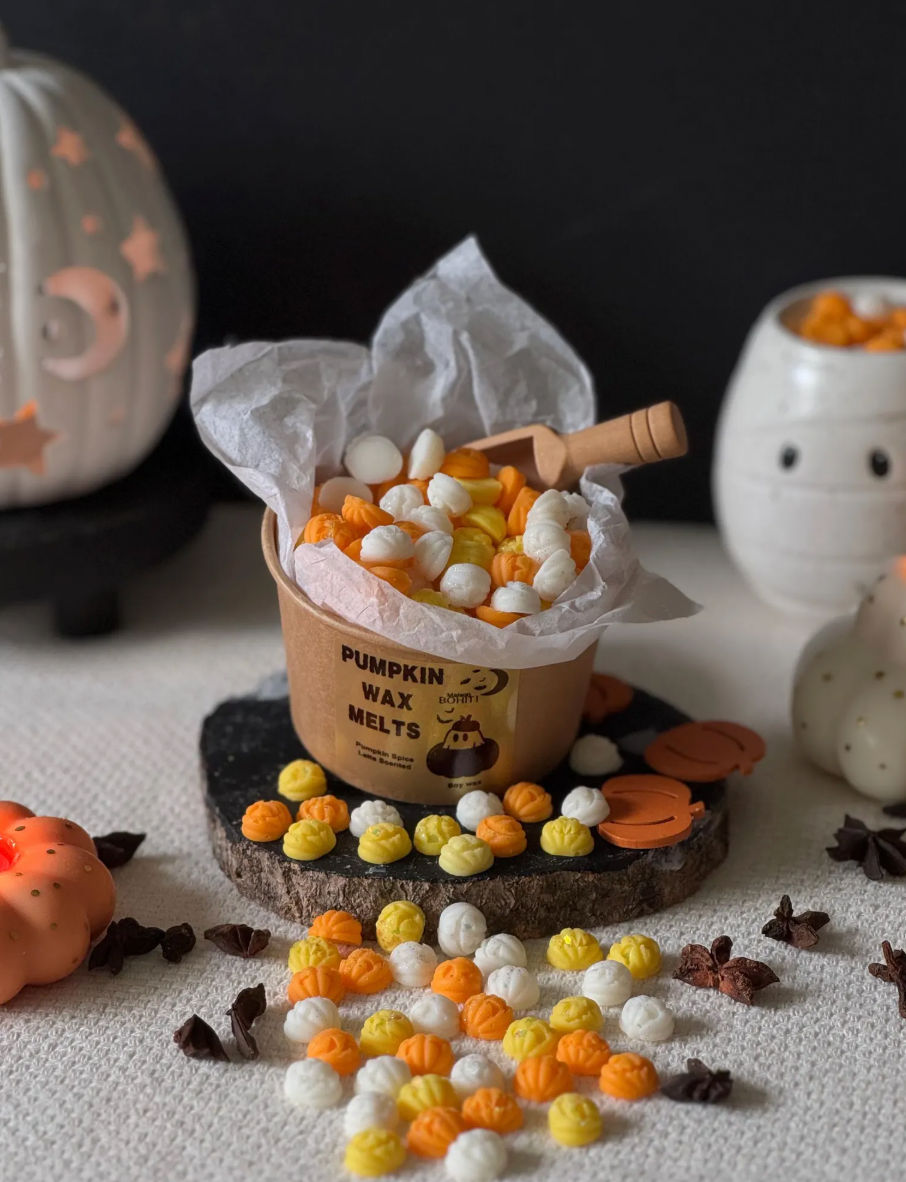 Mini Pumpkin Scoop Melts - Handmade Wax Melts Box